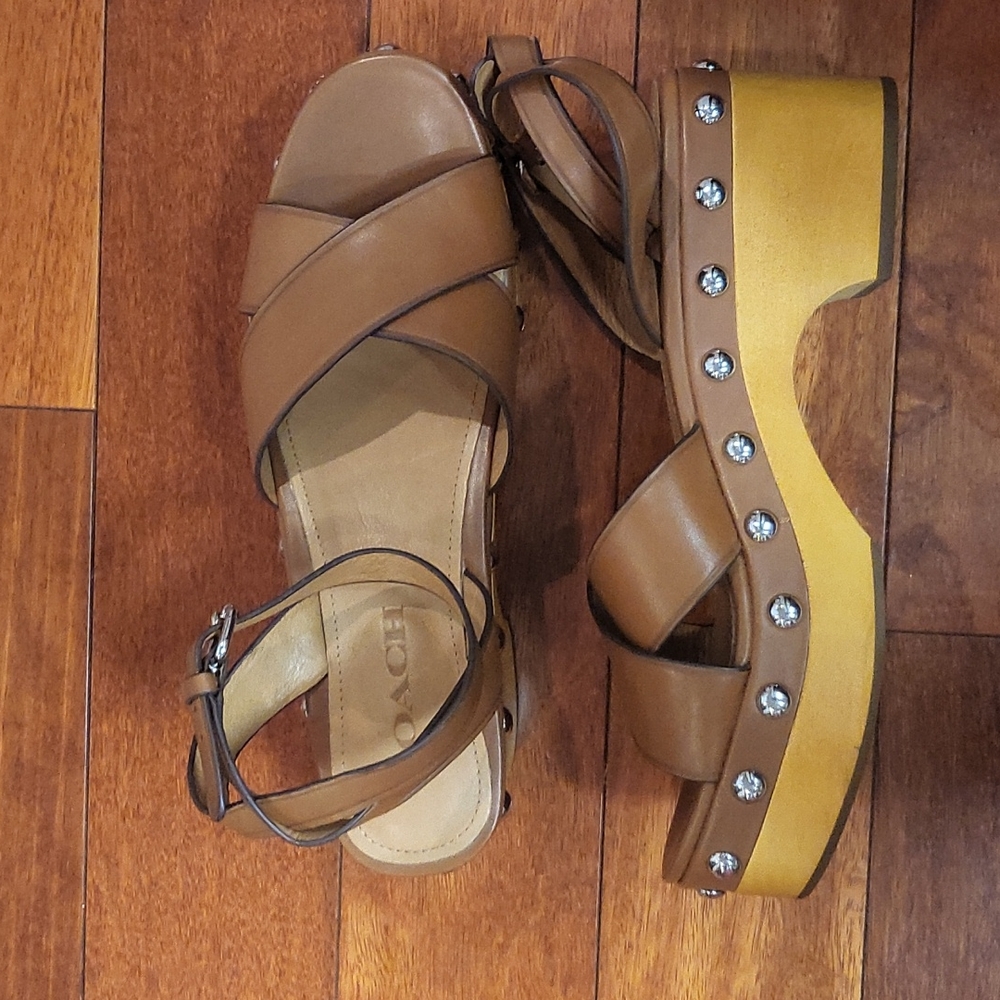 Coach wrap sandals